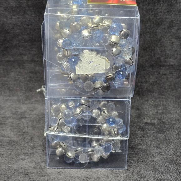 Holiday Collection Set of 4 Silver Bells Napkin Rings 8 Holders in Total - Picture 5 of 8